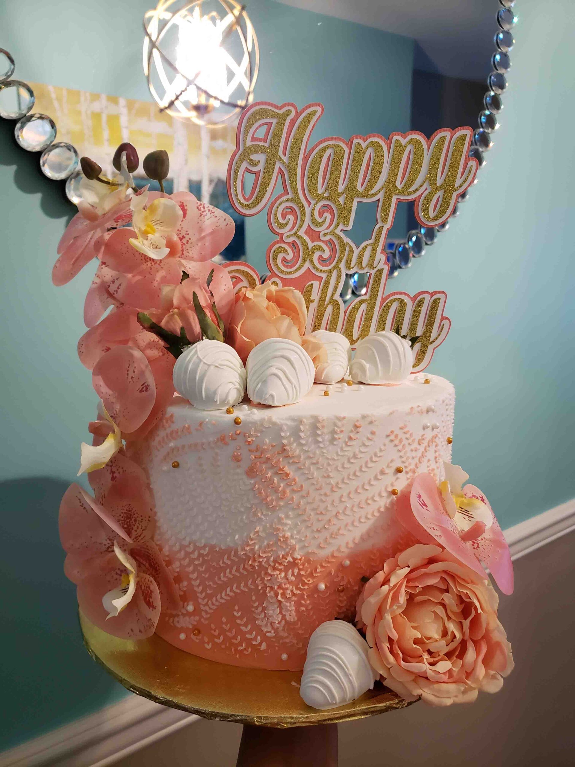 33rd Birthday Cake